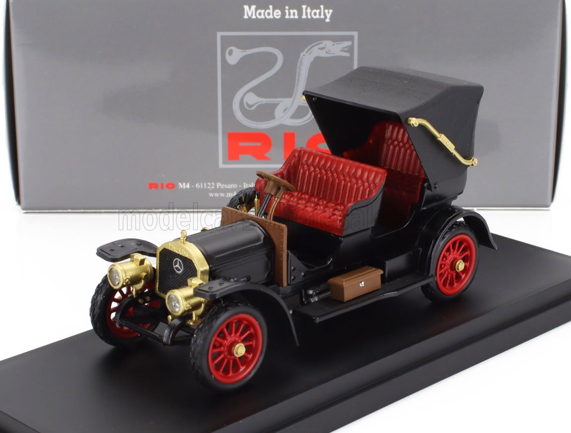 1:43 MERCEDES-BENZ Simplex Cabriolet Open (1902), Black - 4749