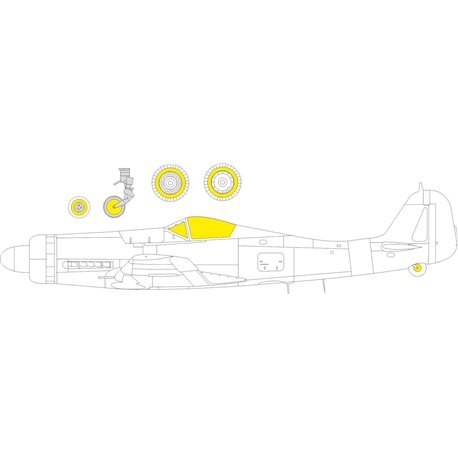 1:48 Маска окрасочная Fw 190D-1 TFace - EX800