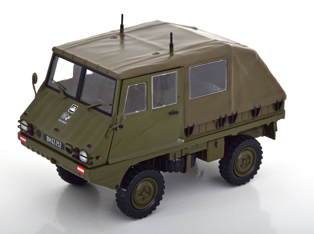 1:18 STEYR Puch Haflinger Funkwagen OeBH, oliv - 00441