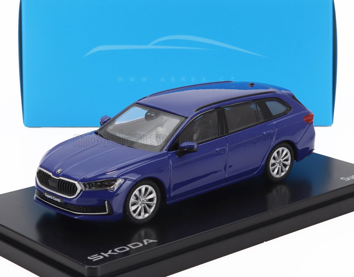 1:43 SKODA Superb Iv Combi Sw Station Wagon (2023), blue - 047MQ