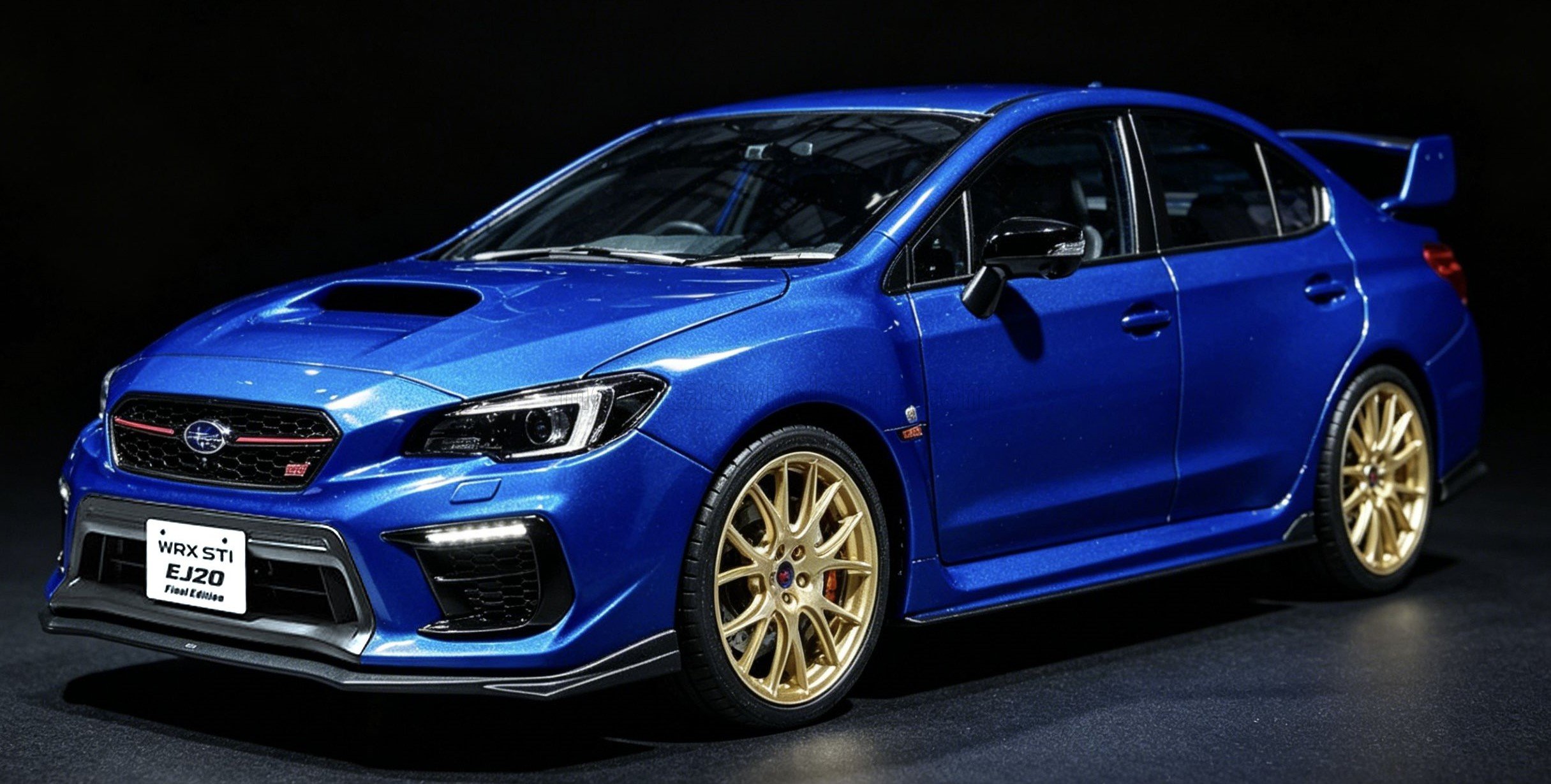 1:18 SUBARU WRX STI EJ20 Final Edition (2020), blue pearl - 5558