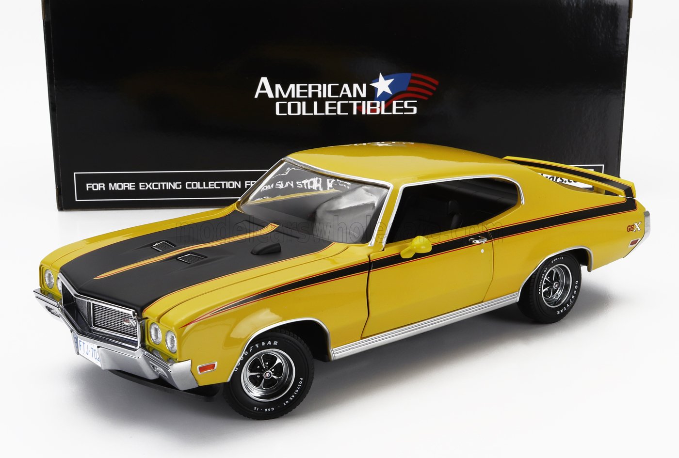 1:18 BUICK Gsx Coupe (1970), Yellow Black - 5702