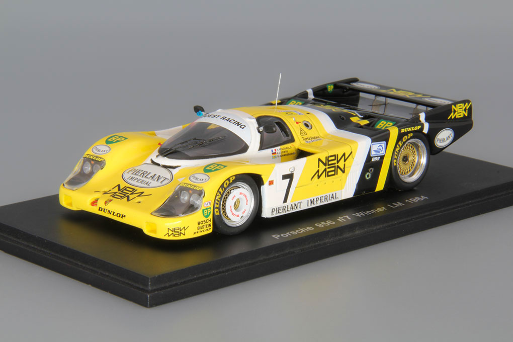 1:43 PORSCHE 956 #7 Winner LM (1984), yellow / black - S0998-X1