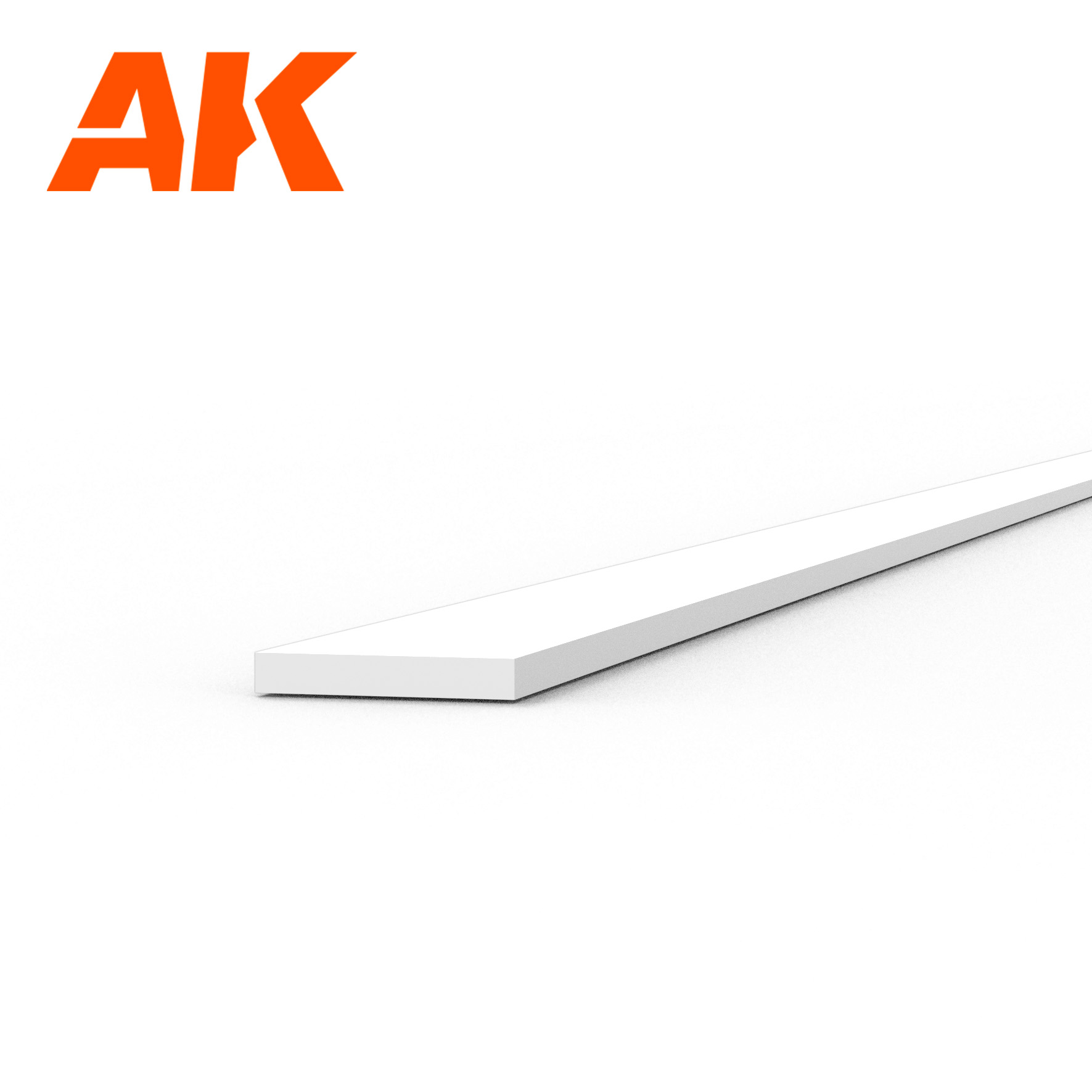 Strips 0.30 x 2.00 x 350mm - STYRENE STRIP - AK6503