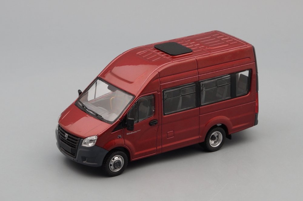 1:43 ГАЗель Next A65R22 пассажирская, темно-красный - H659