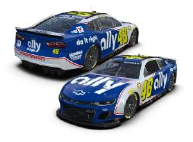 1:24 CHEVROLET #48 Alex Bowman *Ally*, blue/white/yellow 2024 - C482423ALDAL