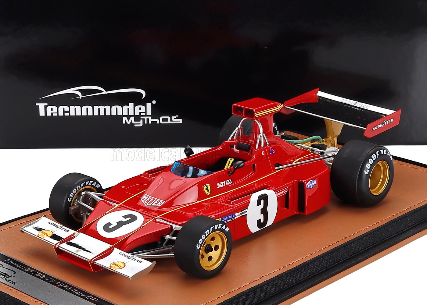 1:18 FERRARI F1 312 B3 №3 Italy Gp Jacky Ickx (1973) , Red - TM18-411B