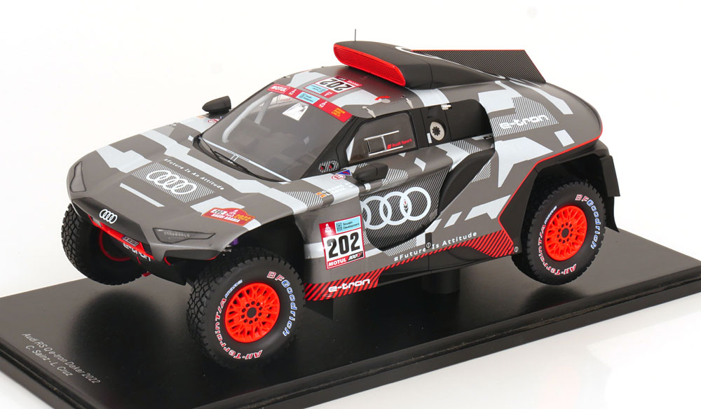 1:18 AUDI RS Q e-tron No 202  Dakar, Sainz/Cruz (2022) - 18S827