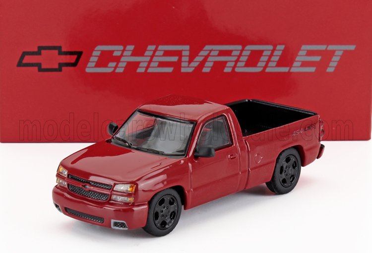 1:64 CHEVROLET Silverado Single Cab Pick-up 454 Lsx Lhd (2006), red - 55832