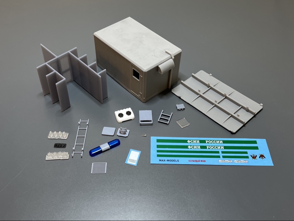 1:43 Набор для конверсии Надстройка автозак ФСИН для Газон Next - MAX-K089