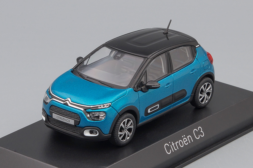 1:43 CITROEN C3 (рестайлинг) 2020 Blue Metallic/Black - 155264-X1