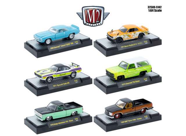 1:64 M2 Machines, ассортимент S142, набор из 6 моделей - 32500-S142~6