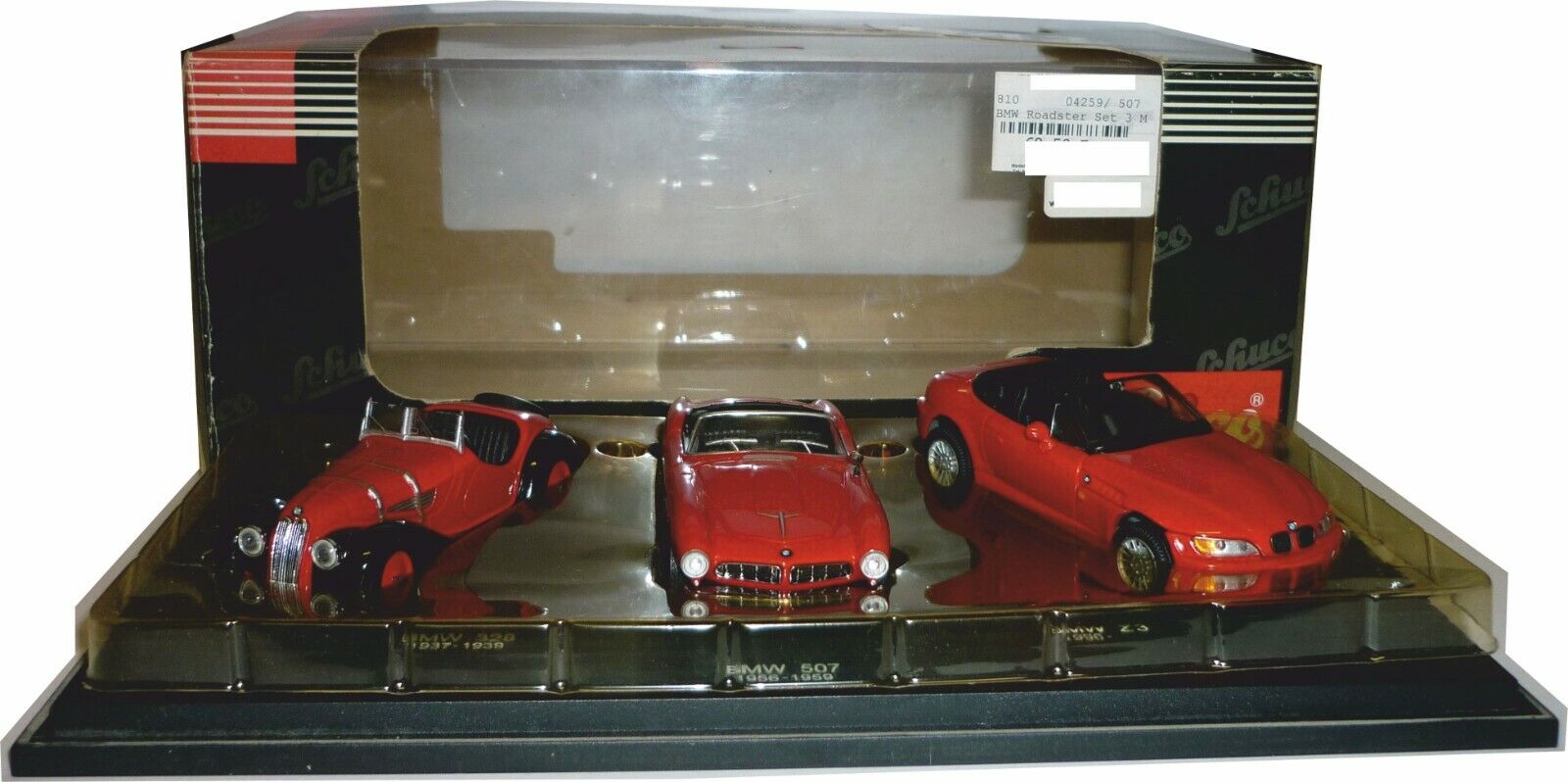 1:43 BMW Roadster-Set with 328  507 and Z3, red - 04259