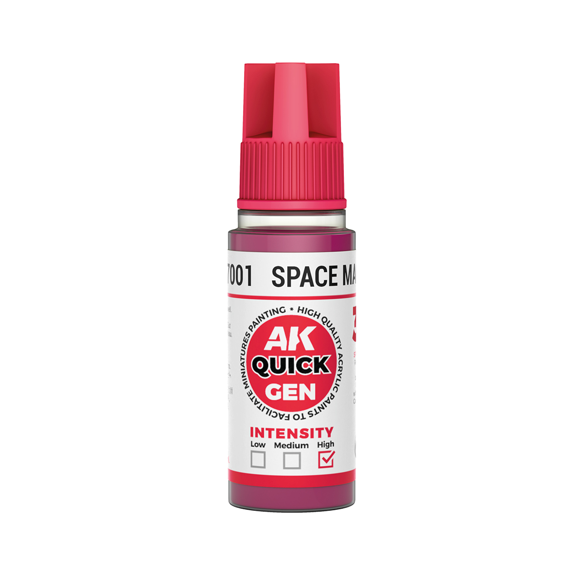 Краска акриловая QUICK GEN - Космический пурпурный / SPACE MAGENTA, 18мл - AK17001