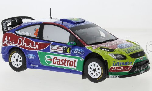 1:24 FORD Focus Rs Wrc09 N 4 Winner Rally Sardinia Italy (2009) J.M.Latvala - M.anttila, Blue Red Green - 24RAL027A.22