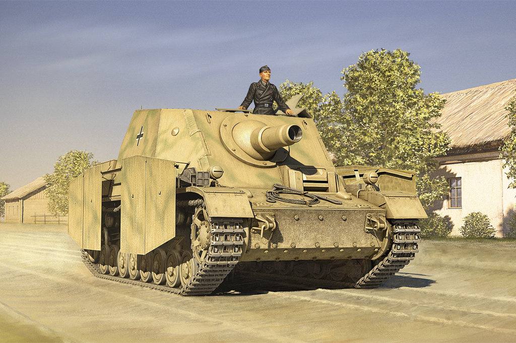 1:35 Сборная модель German SturmPanzer IV early Sd. Kfz.166 'Brummbar' - 80134