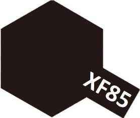 Краска акриловая матовая XF-85 Rubber Black / Черная резина, 10 мл. - 81785