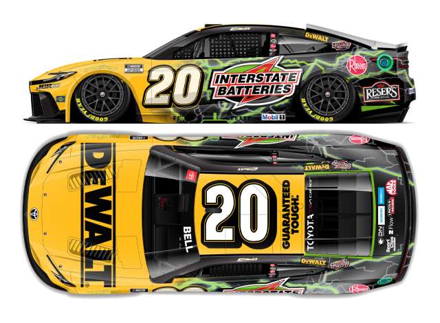 1:64 Toyota Camry #20 Christopher Bell *DEWALT/Interstate Batteries* yellow/black 2026 - C202661DWICD