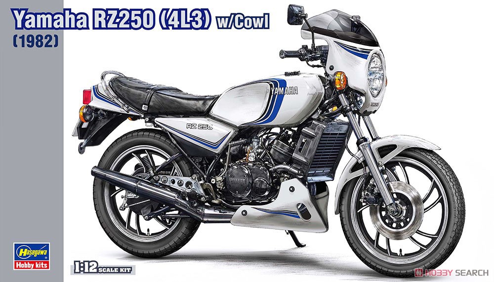 1:12 Сборная модель YAMAHA Rz250 (4l3) W/cowl Motorcycle 1982 - 21758