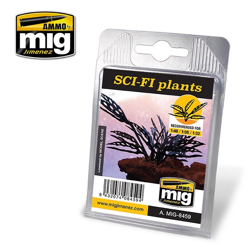 SCI-FI PLANTS (Супер-реалистичные листья растений для диорам) - AMIG8459