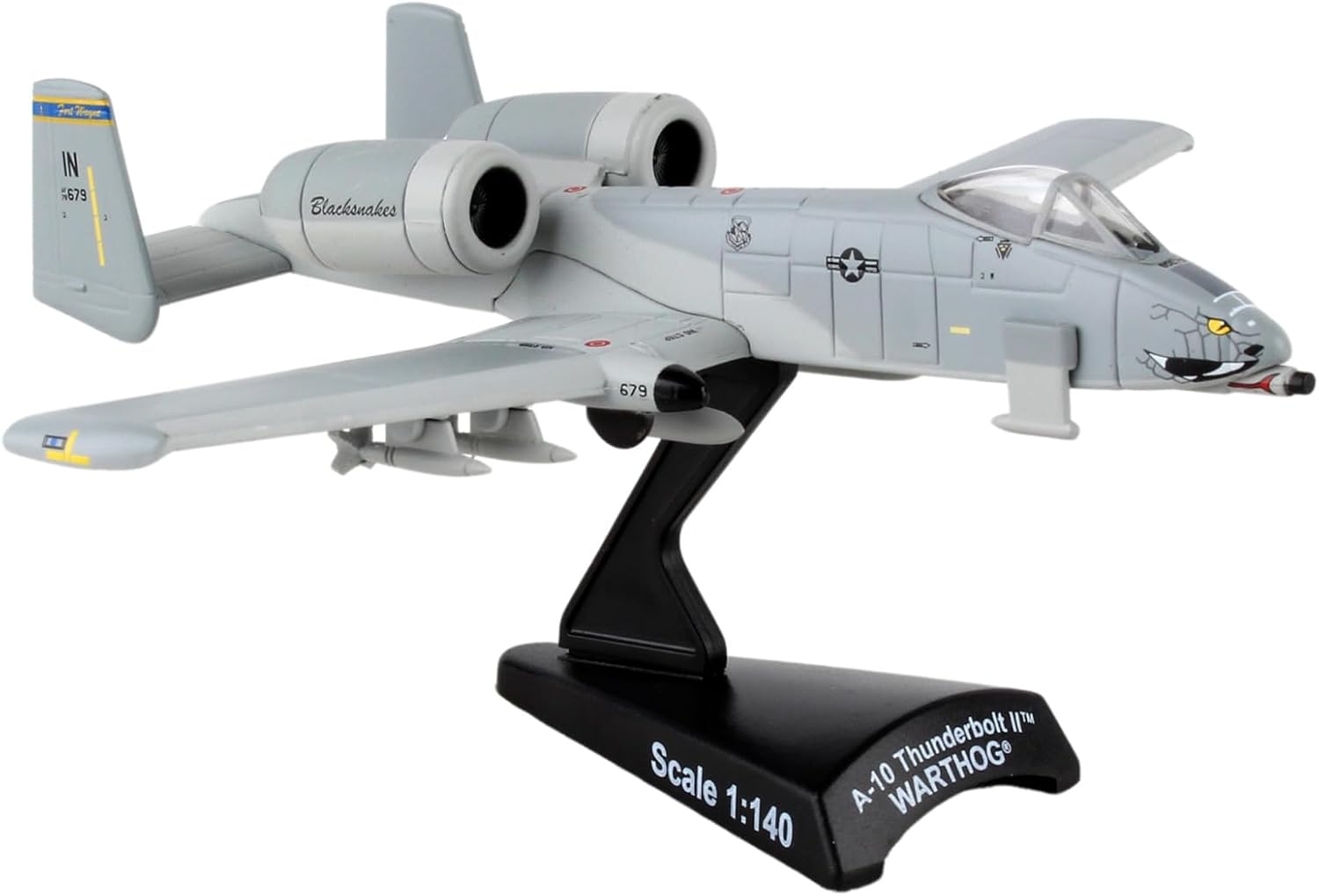 1:140 Fairchild Republic A-10 Thunderbolt II Warthog 163rd Fighter Squadron 'Black Snakes' - 817346022692
