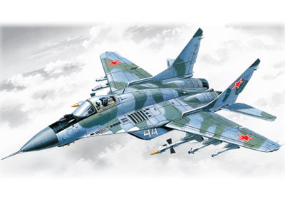 1:72 Сборная модель Советский фронтовой истребитель МиГ-29 “9-13” - 72141