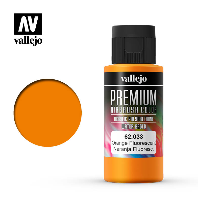 Краска акрил-уретановая 'Premium Color' Оранжевый Флуорисцентная/Orange Fluo - 62033