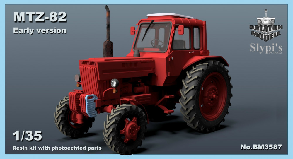 1:35 Сборная модель Трактор МТЗ-82 - BM3587