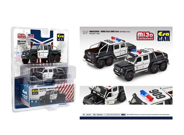 1:64 MERCEDES-BENZ G63 AMG 6x6 Police Version (2022) - ESPMJ003B