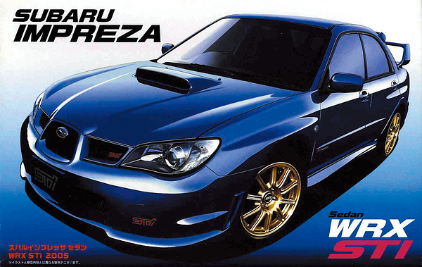1:24 Сборная модель Subaru Impreza '05 WRX STi - 03669