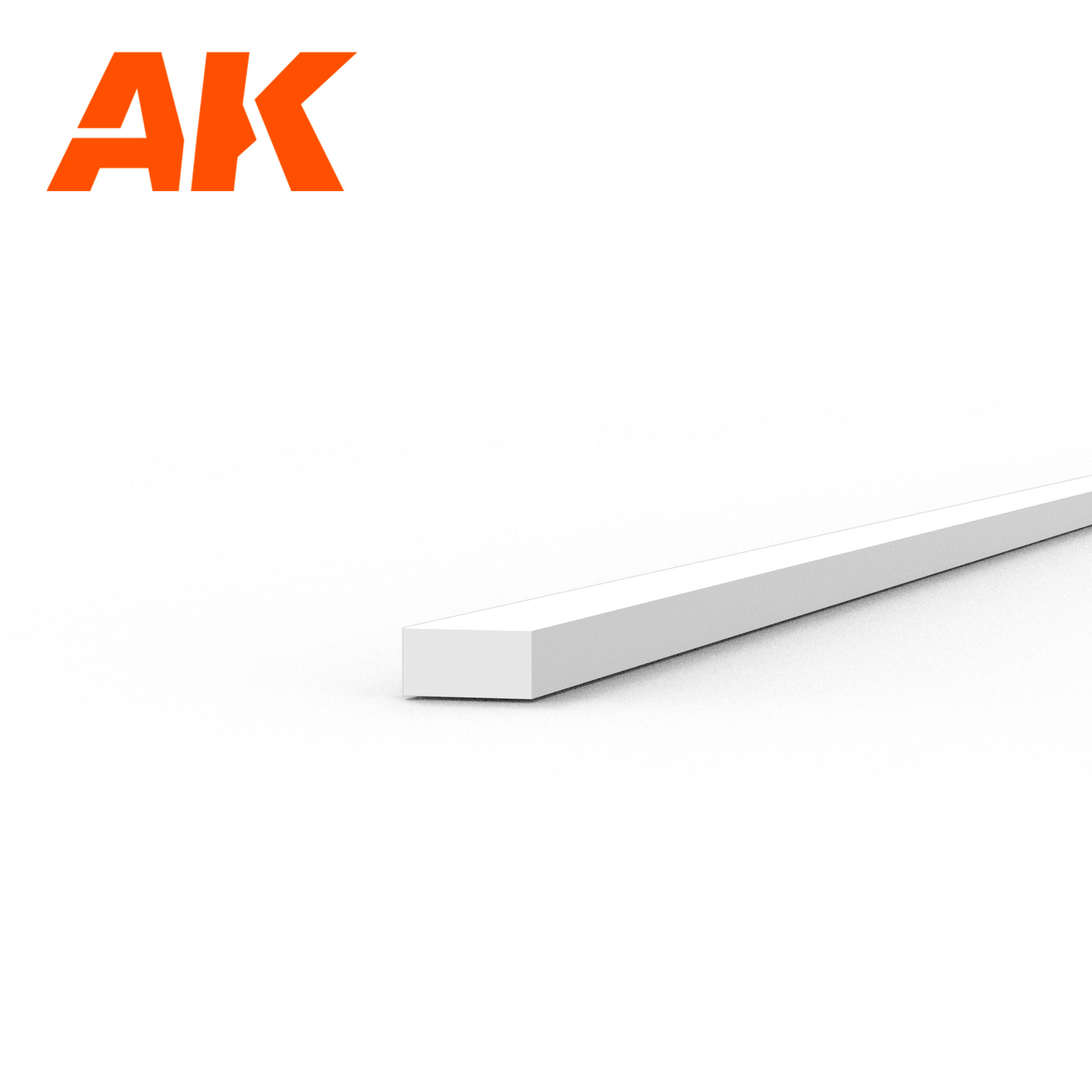 Strips 0.50 x 1.00 x 350mm - STYRENE STRIP - AK6508