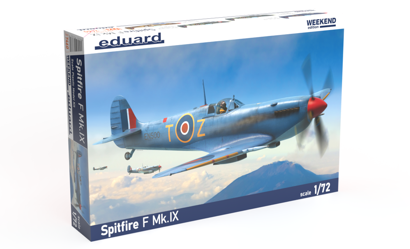 1:72 Сборная модель Истребитель Spitfire F Mk.IX - 7460