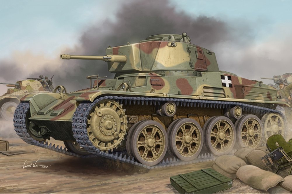 1:35 Сборная модель Танк Hungarian Light Tank 43M Toldi III(C40) - 82479