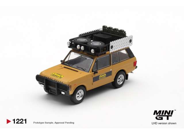 1:64 Land Rover Ranger Rover Camel Trophy K.Stoppa & A. Valldorf Sumatra, brown 1981 - MGT01221-L