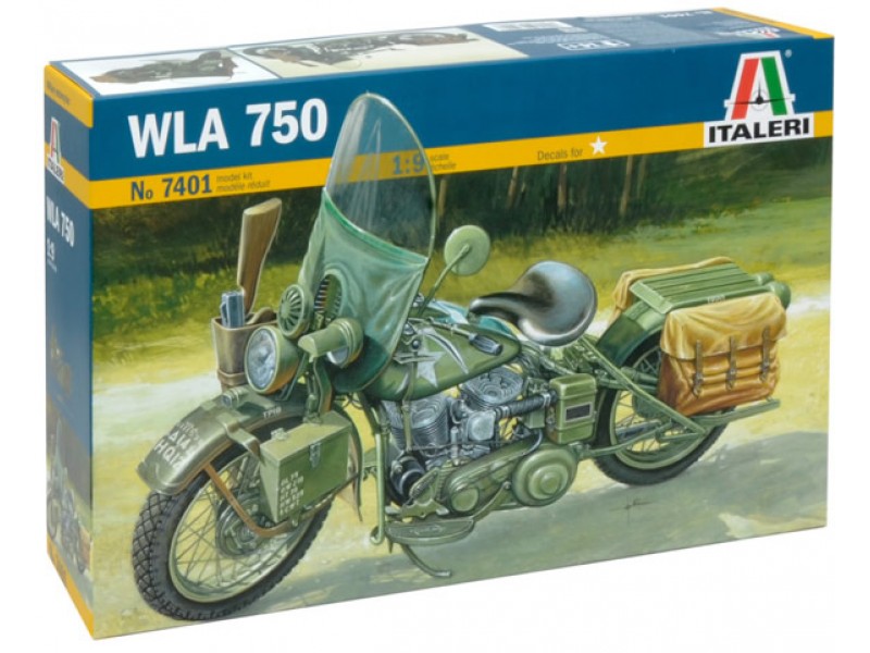 1:9 Сборная модель Мотоцикл WLA 750 - 7401