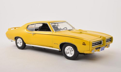 1:18 PONTIAC GTO Judge yellow - MOM73133YELLOW