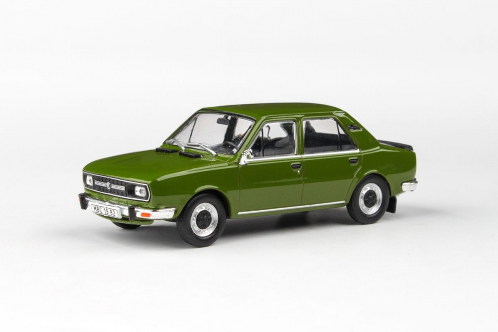 1:43 Škoda 120L 1982 Zelená olivová - Abrex 1:43 - 724QN