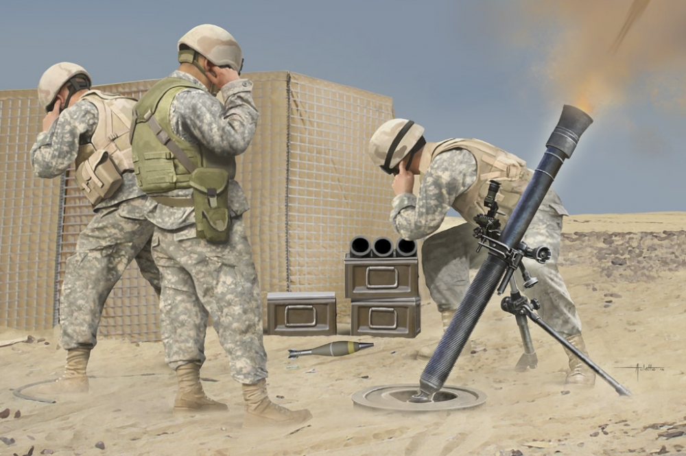 Сборная модель Миномет M252 Mortar - 81012