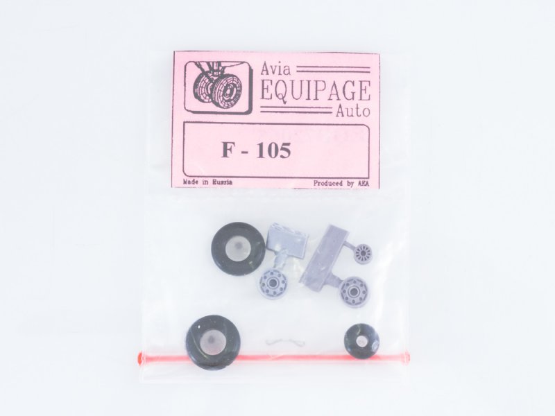 1:72 Резиновые колёса для F-105 - EQB72065