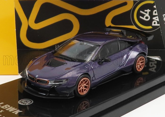 1:64 BMW i8 LIBERTY WALK (2018), purple metallic - PA-55153
