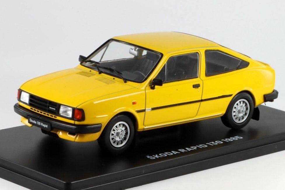 1:24 SKODa Rapid 130 (1985), yellow - 124SK03