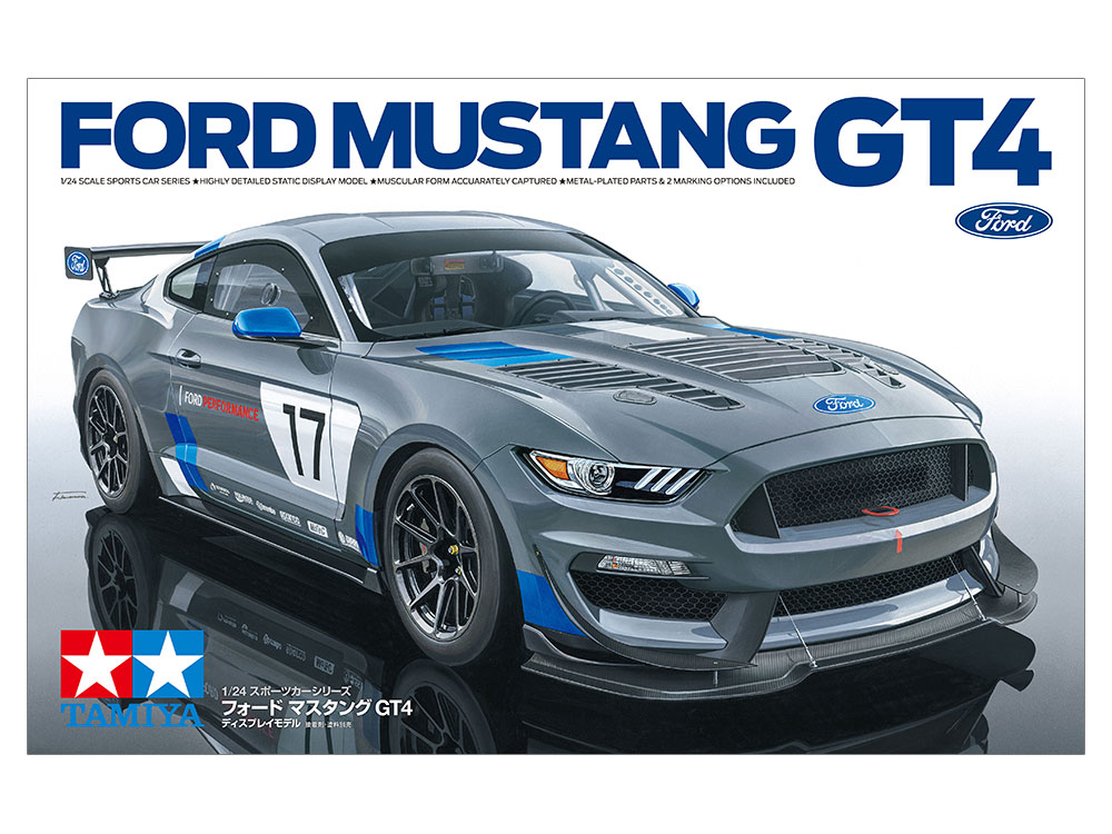 1:24 Сборная модель FORD MUSTANG GT4 - 24354