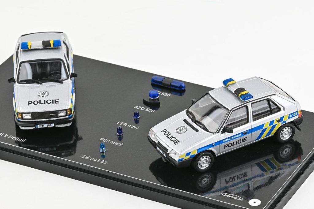 1:43 SKODA 120L + SKODA Favorit 136L - Od Veřejné Bezpečnosti K Policii 3/4 - 001XA5