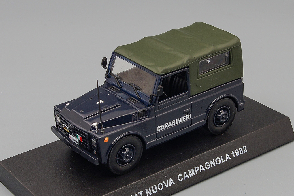 1:43 FIAT Nuova Campagnola (1982) Carabinieri Полиция Италии, dark blue - CARAB054