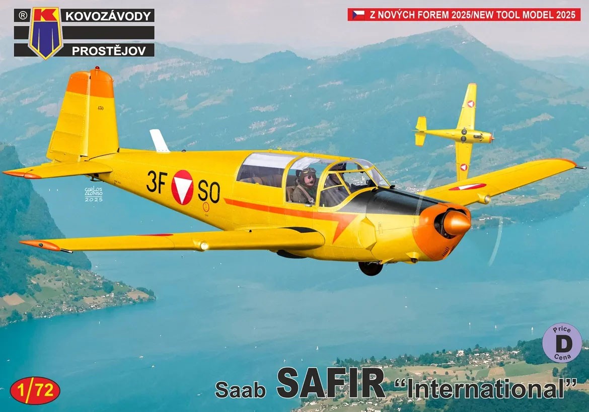 1:72 Сборная модель SAAB Safir „International“ - KPM0521