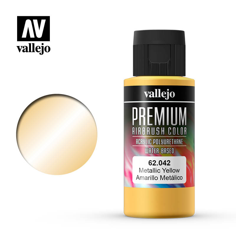 Краска акрил-уретановая 'Premium Color' Металлик желтый/Metallic Yellow - 62042