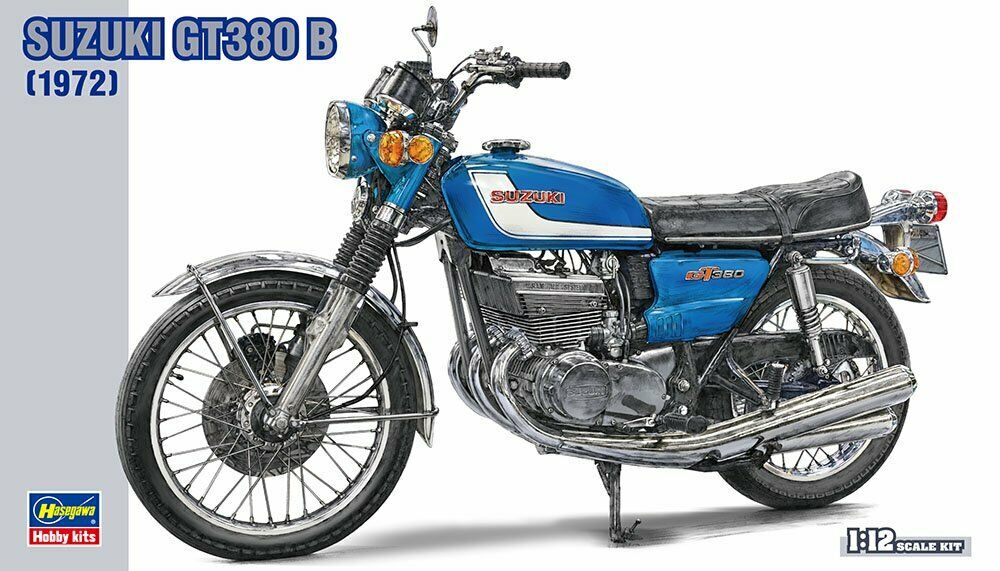 1:12 Сборная модель Мотоцикл SUZUKI GT380 B - 21505