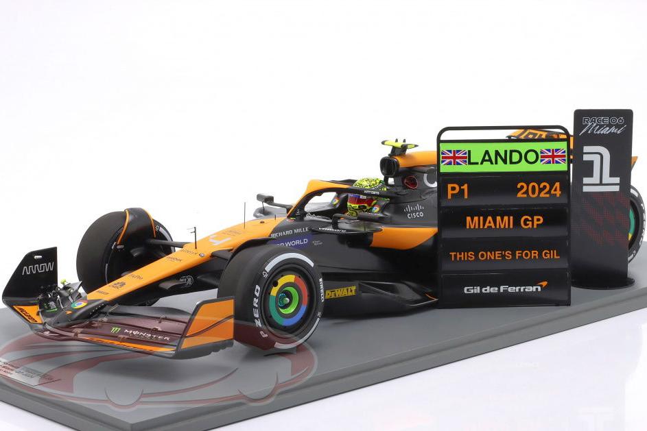 1:12 McLAREN MCL38 №4 GP Miami Formula 1 Lando Norris (2024) - 12S047
