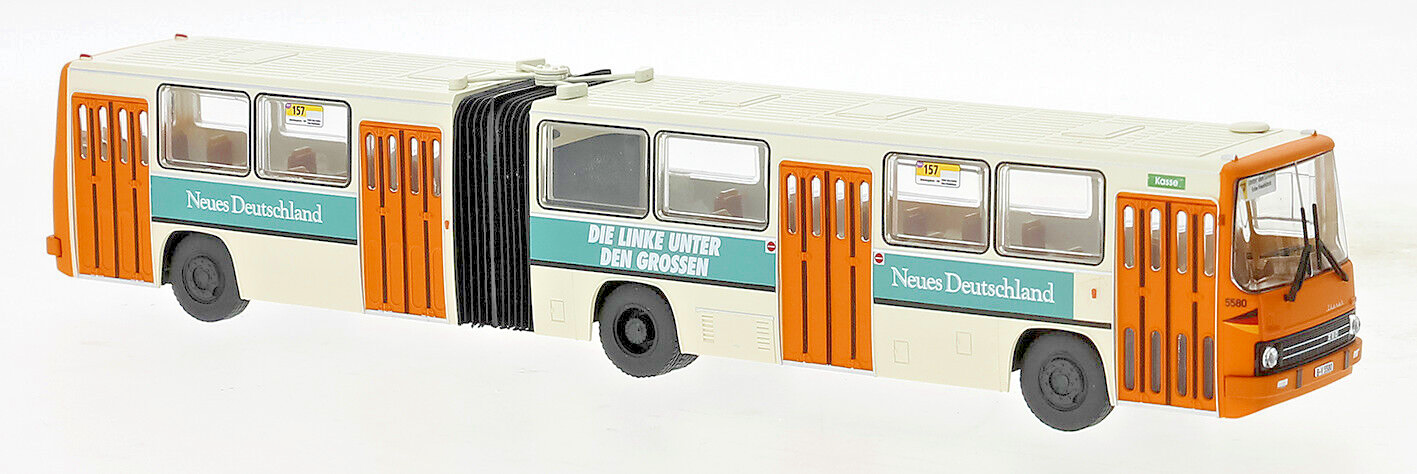 1:87 IKARUS 280.02 BVB Neues Deutschland (1990), белый - 59732