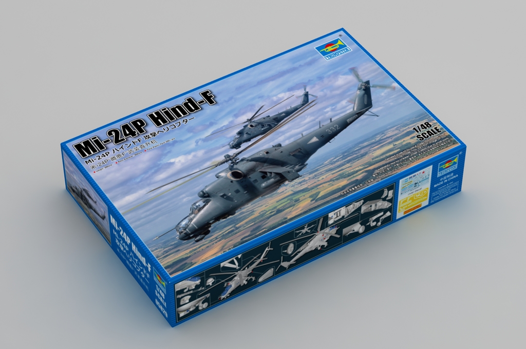 1:48 Сборная модель Вертолёт Ми-24П Hind - 05829